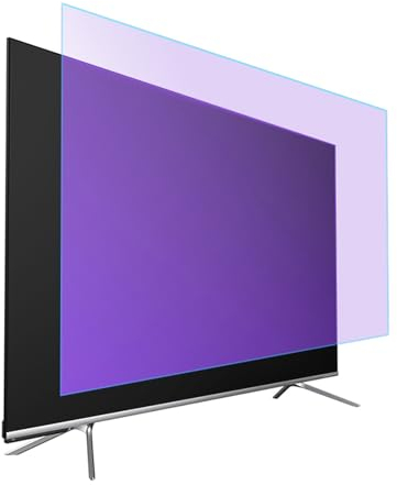 43 Inch TV Screen Protector Anti Blue Light Filter, Anti-glare Film Relieve Eye Strain, Desktop Computer Monitor Protector Film for LCD, LED, OLED & QLED HDTV