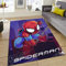 KIKCY Cartoon Spiderman Teppich Kinder Anime Rutschfester Teppich Wohnzimmer Schlafzimmer Marvel Teppich-80 * 120 cm_TF-80