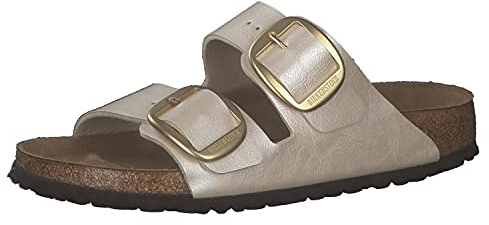 BIRKENSTOCK Arizona SFB Pantoletten/Clogs Damen Gold Pantoffel