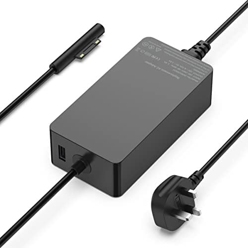 Charger for Microsoft 102W Laptop Charger for Microsoft Surface Pro 11/10/9/8/7+/7/6/5/4/3/X Surface Laptop 7/6/5/4/3/2/1 Surface Go 3/2/1 Surface Book 3/2/1 Microsoft Window Surface Power Cord