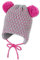 Sterntaler Baby - Mädchen Mütze Baby Bommelmütze Struktur, Rosa, 49