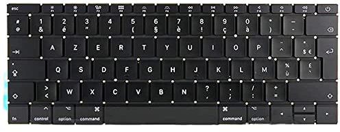 OLVINS Clavier FR Français Layout pour MacBook Pro 13 Pouces A1708 FR Clavier Fin 2016 Milieu 2017