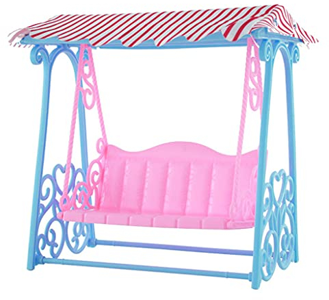 Mini-Schaukelspielzeug für Rennmaus, Zwerghamster, kleines Haustier, Tier, Verstecken und Klettern, niedlicher Strand für perfekte Dekoration für Käfig, 1/6 Maßstab Strandkorb