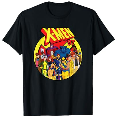 Marvel Studios X-Men ’97 Animated Series Team and Title Logo T-Shirt
