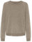VERO MODA Damen Vmdoffyshine Ls O-Neck Blouse Rep Noos Strickpullover, Silver Mink/Detail:W. Silver Lurex, Large