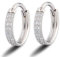 HAQI Pure Titanium Silber Damen Ohrringe Modeschmuck leicht zu tragen medizinisches Material allergiefrei