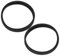 IWOWHERO 2St Elektrischer Hobelriemen elastic band elastikband Riemen für Holzhobelmaschinen Riemen für B Elektrohobel Antriebsriemenzubehör für Hobelmaschinen Hobelteile Gummi Black