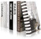 Lighterday 7 Stück Faltbar Deko Bücher,Coffee Table Book Set,Mode Deko Buch Keine Seiten Bücher Deko,Dekobücher für Bücherregal Deko Couchtisch Deko
