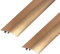 2 Pack Aluminum Floor Transition Strip Metal Door Bar for Doorways Threshold Ramp Tile Laminate Planks,Bridge the Height Between 6-12mm(Gold,0.9m × 4.3cm)