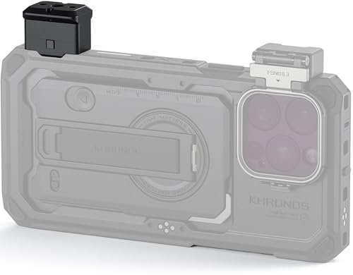 Tilta Khronos Release Adapter kompatibel mit iPhone 15 Pro/Pro Max – Schwarz | NATO | Verriegelungsklemme | leicht und langlebig | 1/4-Zoll-20 Gewinde TK-UNM-B