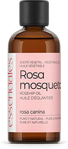 BIO Rosenöl 100% reines Hagebuttenöl kaltgepresst - Gesichtsöl, Körperöl, Massageöl, Hair Oil - Wildrosenöl, Rosehip Oil zur Pflege von trockener Haut - Anti Falten Wirkung - Bio Oil 100ml