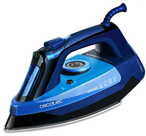 Cecotec Plancha Ropa Vapor Force Titanium 620. 3000 W, Plancha Potente y Precisa, Planchado Rápido y Eficaz, SúperVapor de 200 g/min