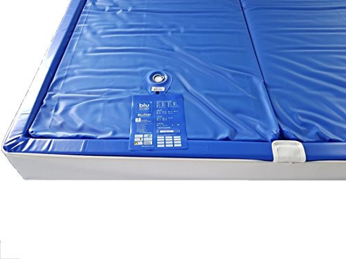 BluTimes BluStar Wasserkerne Softside Dual Wasserbettmatratze verschiedenen Größen und Beruhigungsstufen, Größe:180x210, Bstufe Wasserbett Blutimes:BS F8 unter 1 sek.