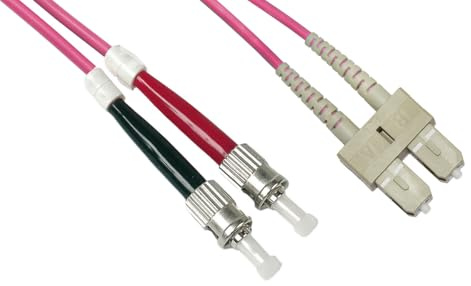LINK LKSCST4503 Glasfaser-Kabel SC A ST MULTIMODE DUPLEX OM4 50/125 MT.3