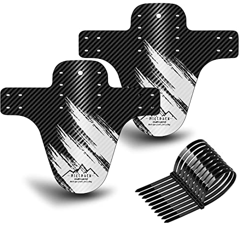 NICEDACK Schutzbleche Mountainbike,Mountainbike Spritzschutz, MTB Vordere und Hintere Kompatible Mudguard,Fahrrad Zubehör MTB Mud Guard Fit 20 26 27 27.5 29 Zoll Fat Bike