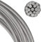 FASTON Drahtseil 3,0 mm 1x19 hart Edelstahl A4 V4A (50 Meter) Drahtseile Edelstahldrahtseile Stahlseil