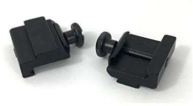 ZEITWISE Adapter von 21mm Picatinny Weaver Schiene auf 11mm Prismen Schiene | 2X Stück im Set