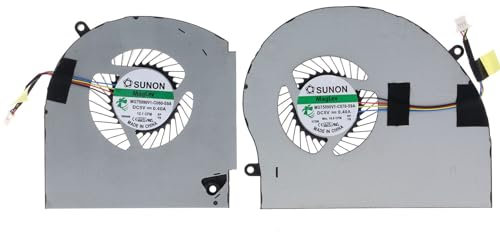 TRADOCK CPU GPU Ventola di Raffreddamento Per Dell Alienware 17 R4 R5 P31E ALW17C MG75090V1-C060-S9A MG75090V1-C070-S9A 4RFW1