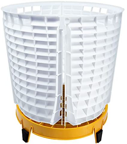 MAGIC BUCKET Scrub Wall 360 Grad (4-teilig) in Weiß mit Dirt Lock Gold Made by The Detail Guardz - Zubehör für die Autowäsche