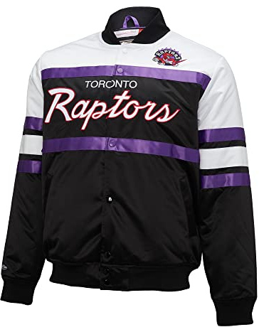 Mitchell & Ness NBA Special Script Heavyweight Satin Jacket - Toronto Raptors, XL