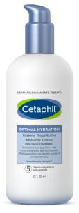 Cetaphil Optimal Hydration Skincare, feuchtigkeitsspendende Körperlotion, für trockene und empfindliche Haut, intensive Feuchtigkeit 48 Stunden, Format 473 ml