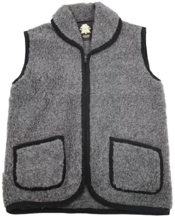 Wollweste Amari Unisex Weste Merinowolle warm & kuschelig Reißverschluss