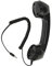 Retro Phone Handset, 3.5mm Telephone Handset Cell Phone Receiver Mic Microphone for Cellphone Smartphone, with Answer Button, Sound (Black)