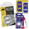 AlcoSense European Travel Kit inc NF Breathalysers + UK Stickers + AA Eurolites Headlight Deflectors for Europe | Car & Motorhome Parts for Car Trips in France, UK Number Plate GB Stickers for Europe