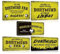 5er Set Fußball Blechschilder - Fussball Metallschild mit Spruch - Sport Schild Deko Zubehör Geschenk Fanartikel für Dortmund Fan Liebhaber Begeisterte