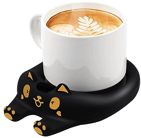 Chauffe Tasse, Chauffe café pour Bureau, Chauffe-Tasse à café, arrêt Automatique, Chauffe-Bougie Intelligent avec 3 réglages de température, Chauffe-Boisson électrique