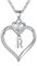TINGN Kette Damen Halskette mit Buchstaben, Zierlich Herz Halskette für Frauen Silber Kette mit Buchstaben R Halskette Damen Herz Schmuck Damen Geschenke für Mutter Frauen Freundin Teenager Mädchen