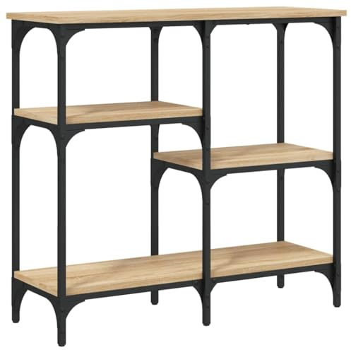 vidaXL Konsolentisch Sonoma-Eiche 80 x 29 x 75 cm Holzwerkstoff