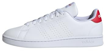 adidas Performance Advantage weissweissrot, 42 2/3 Herren