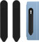 flintronic Cover per Pencil per Apple Pencil 1a /2a Gen, 2 PCS Custodia Protettiva Adesiva, Porta Penna in Pelle PU con Elastico, Custodia per Penna Stilo Custodia Compatibile con iPad Custodia, Nero