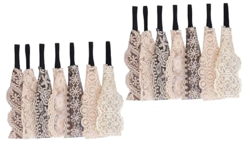 DOITOOL 14pcs Elegant Lace Embroidery Headband Boys and Girls Hair Accessory for Girls Women Party Hair Band Cute Accessories for Women Boys and