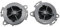 C00006562C7 Tweeter Altavoz for Tablero bocina de Agudos, for Peugeot 206 207 307 308 408 406 for Citroen C3 C4 Sega C5 Recambio (Color : 2pcs 20W)