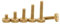 QuarkMRO - M3 M4 M5 M6 Messing Rändelschraube Runder Großer Flacher Kopf (M4-0.7 x 12mm,50)