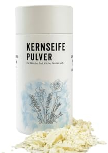 Hautwohl Geraspelte Kernseife 400g – ergibt 26L – Zutaten aus kontrolliert biologischem Anbau, Palmölfrei, Duftstofffrei & sicher für Allergiker & Babys – Handgemacht in Deutschland
