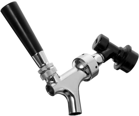 SHOWERORO Dispensador De Cerveza Inoxidable con Grifo De Bloqueo De Bola para Elaboración Instalación y Sellado y Picnics