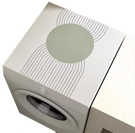 Lavanderia cucina casa lavatrice asciugatrice top cover mat tavolo lavatrice frigorifero copertura antipolvere tappetino per macchina del caffè antigraffio resistente all'usura (dimensioni: 30 x 40