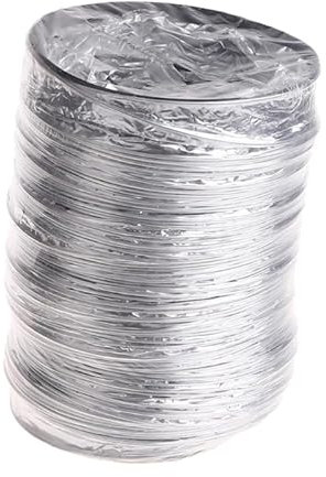 Tubo de aluminio flexible Manguera de papel de aluminio, diámetro interior de 80mm, tubo Flexible de 3/6 metros, conducto de ventilación, manguera de ventilación, campana secadora, conducto de escape(