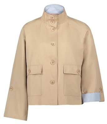 Cartoon Damen Casual-Jacke mit aufgesetzten Taschen 40, Beige