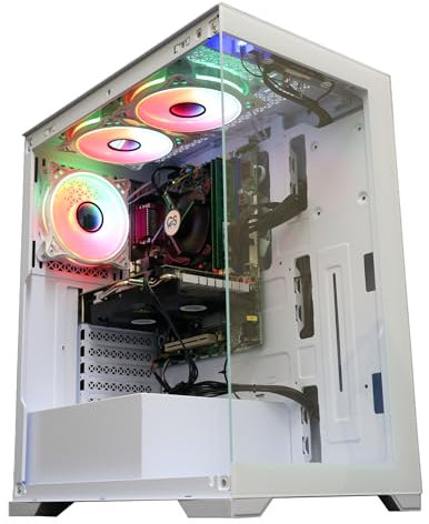 Computer Specialist LTD CS Gaming PC • AMD Ryzen 5 5500 • NVIDIA RTX 3050 6GB DDR6 • 16GB 3200MHz DDR4 • 1TB NVME SSD • 500W 80+ PSU • Vetro White RGB Gaming Case • WIFI • Windows 11