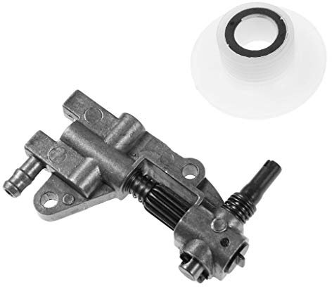 Parti di attrezzi da giardino Pompa dell'olio a vite senza fine compatibile per motosega cinese 5200 4500 5800 52cc 45cc 58cc pezzi di ricambio