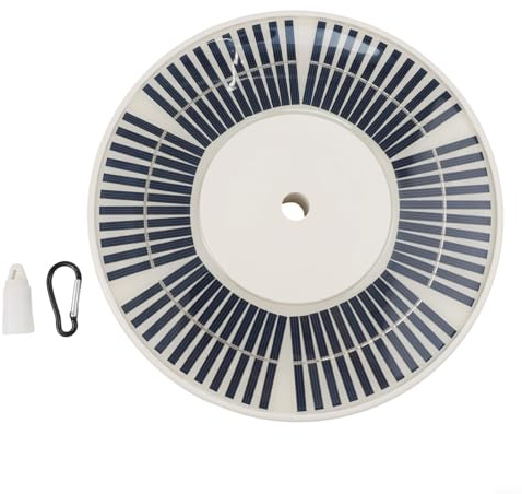 Solarbetriebenes Fahnenmast-Licht mit 136 LEDs, 66 Solarzellen, 2500 mAh, wiederaufladbarer Akku für 4,5–7,6 m Stangen