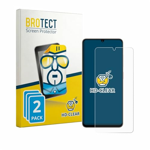 BROTECT 2 Stück Schutzfolie für ZTE Blade A56 Displayschutz Folie Made in Germany, Ultra-Klar