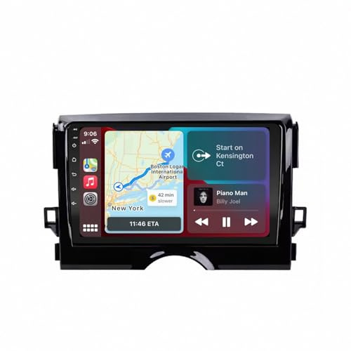 Coche con Carplay Android Auto Inalámbrica para Toyota Reiz 2010-2015 A-Pple Carplay & Android Auto, Autoradio Portátil Car Play con Pantalla Táctil, 4 Nuclear 1G+32G