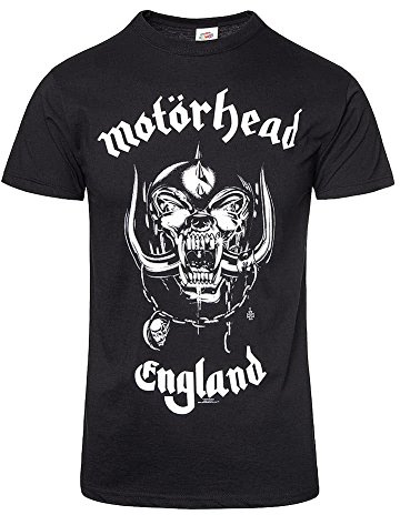 Motorhead Official Merchandise England Mens T Shirt (Large) Black