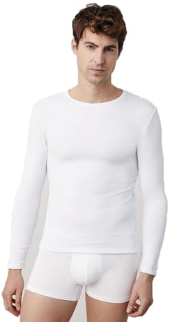 Ysabel Mora Thermalshirt Innen Flauschig Gefütter Weiß XL