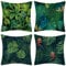 JOTOM Dekorative Kissenbezug Kissenhülle Dekokissen Stil Thema Dekokissen Sofakissen Bezug 45 x 45 cm 4er Set für Fall Sofa Auto Büro Cafe Outdoor Garten